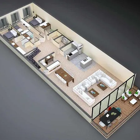 Beachfront Es Turo Apartment